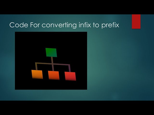infix to prefix code