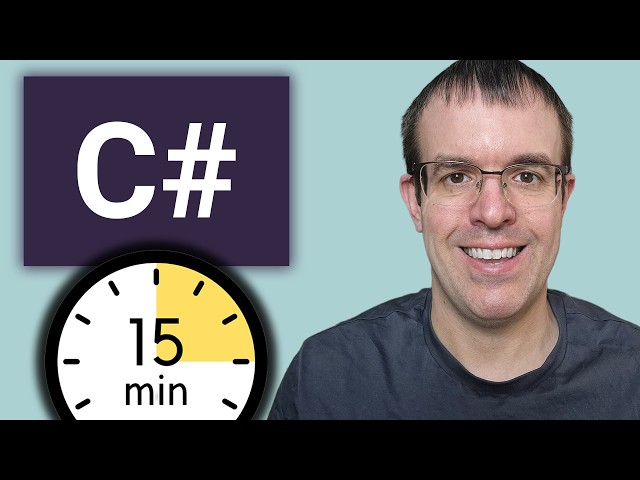C# tutorial - Learn C# basics in 15 minutes