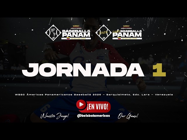 JORNA 1 - BASEBALL 5 PANAM . BARQUISIMETO, VENEZUELA