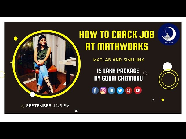 How to Crack MathWorks with Gouri Chennuru