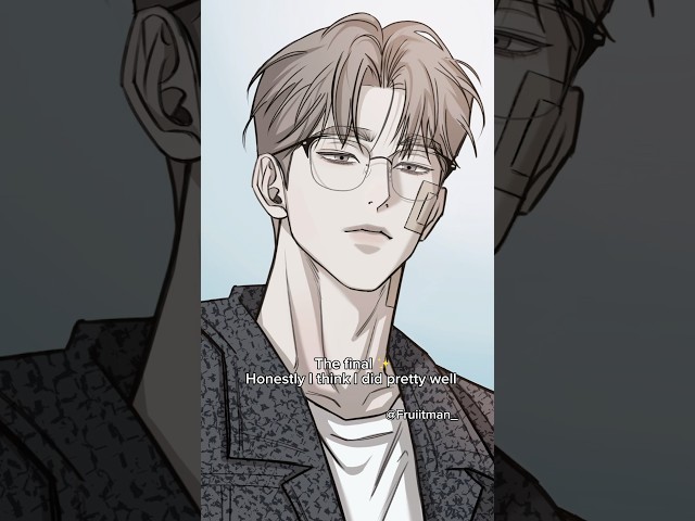 Art style study #manhwa #webtoon #betweenfateandfortune #bl #digitalpainting #shorts #yaoi #anime