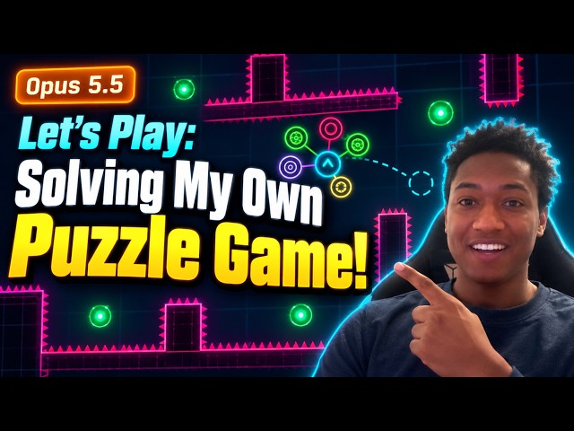 Let's Play: Solving My Own Puzzle Game (Opus 5.5 designed the levels!)