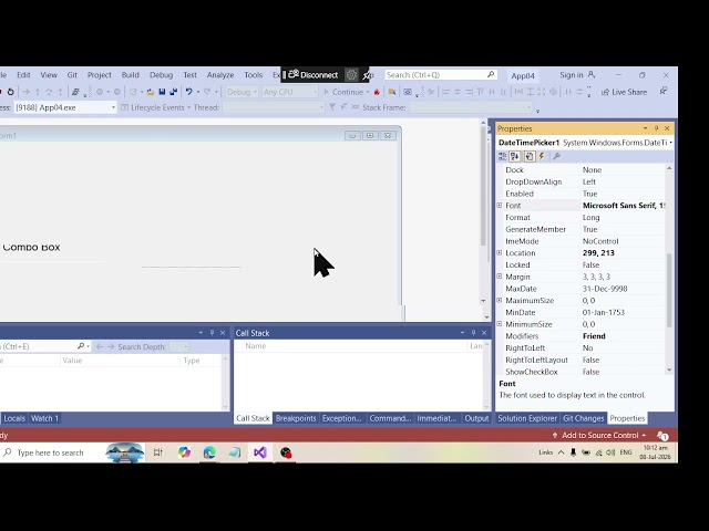 VB Dot NET Combo box Date Picker Radio Button Check Box Group and Panel