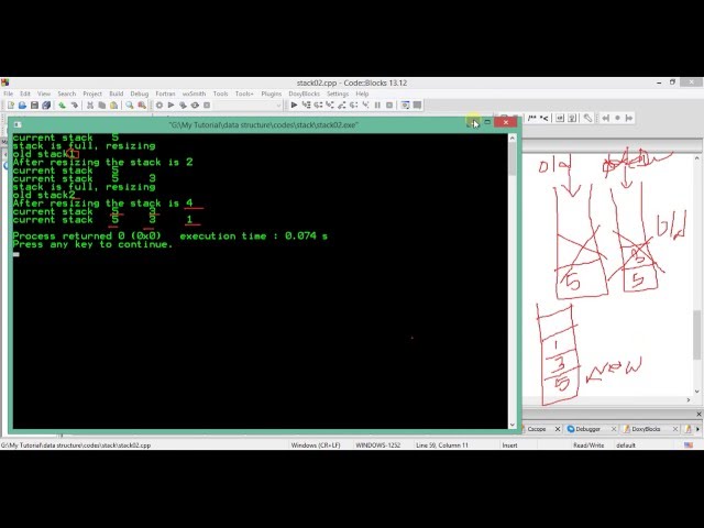19. Dynamic stack And  Stack resize