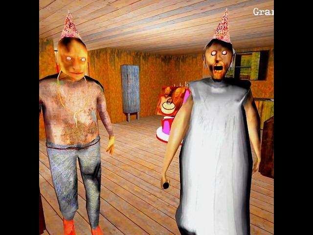 ON NO GRANNY AND GRANDPA 😱 | GRANNY HORROR GAMEPLAY | GRANNY ESCAPE #granny #shorts #horrorstories