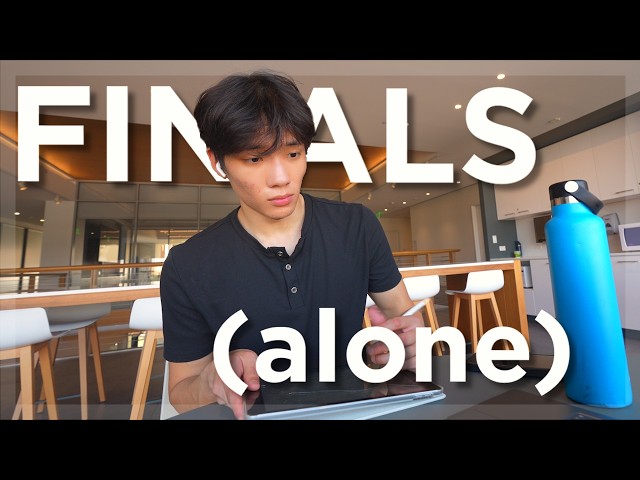 GRINDING FINALS ALONE (study vlog) @ engineering school