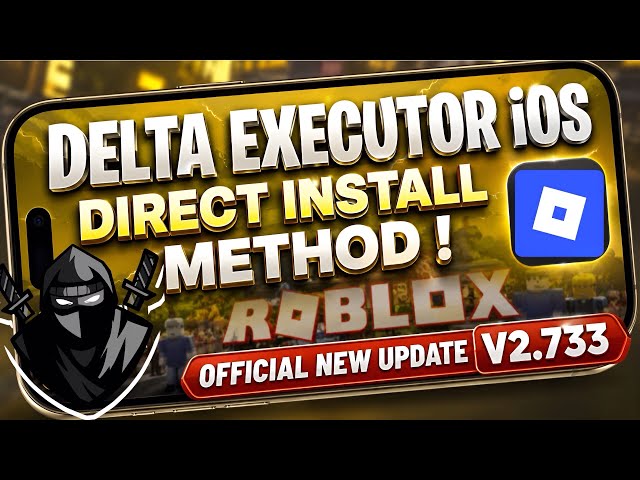 Direct Install Delta Executor Mobile NEW Update [v2.733] Roblox on iOS | BEST Roblox Executor iPhone
