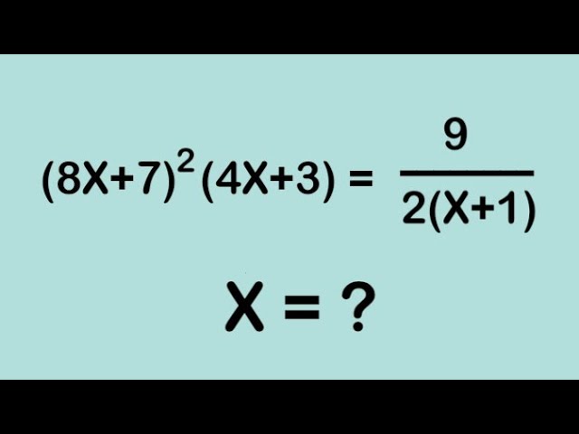 A Beautiful olympiad Algebra Question l advanced Maths l olympiad mathematics 