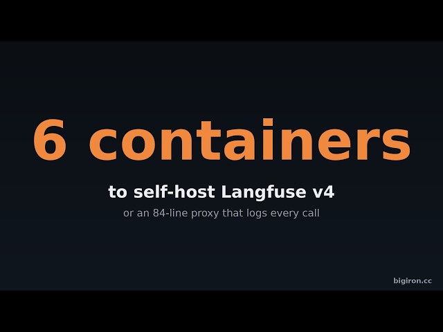 See Every Prompt Your Homelab Sends: Langfuse or an 84-Line Proxy