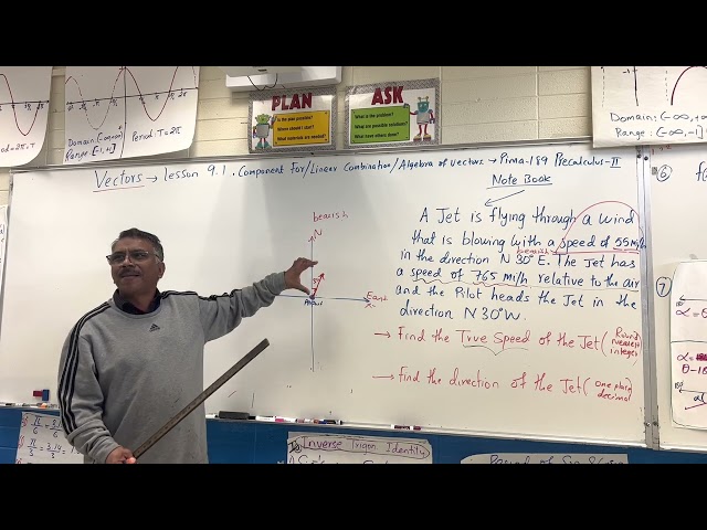 Introduction to Vectors lesson 9.1 conceptional understanding (@romualdorebello4629