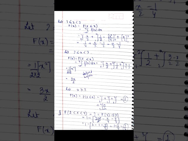 Random Variable Notes 📝! #education #notes #randomvariables #mathematics