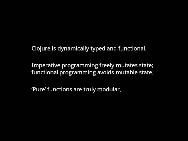 Clojure - what's so great about it?