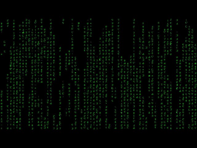 Matrix Digital Green Rain Relaxing | Relax Screensaver