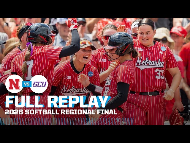 Nebraska vs. Grand Canyon: 2026 NCAA softball regional final | FULL REPLAY