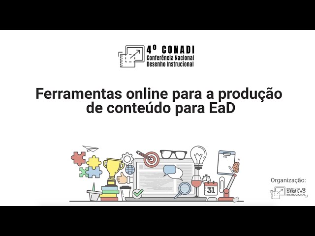 Ferramentas online para a produção de conteúdo para EaD