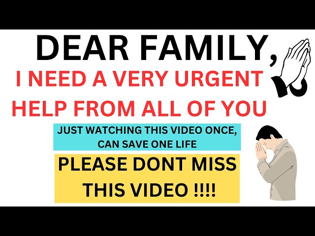 SPECIAL VIDEO | I NEED YOUR HELP | PLEASE HELP EVERYONE | KALI CHARAN DEB