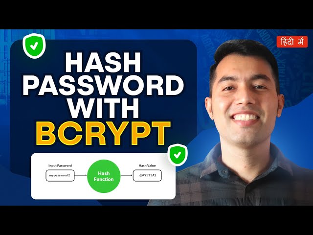 Password Hashing & Verification with Bcrypt.js in Node.JS & Express JS