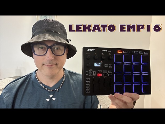 Lekato EMP16 Wireless MIDI Pad Controller
