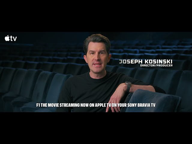 Stream F1® The Movie on Apple TV with your Sony BRAVIA TV