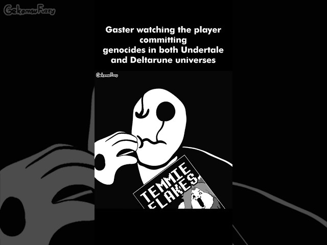 Gaster watching the player be like (Undertale/Deltarune Animation)