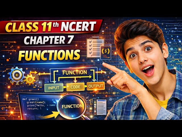 Class11Computer Science NCERTChapter 7 Functions (Important🔥)#viral #youtube #trending #yt#facts #ai