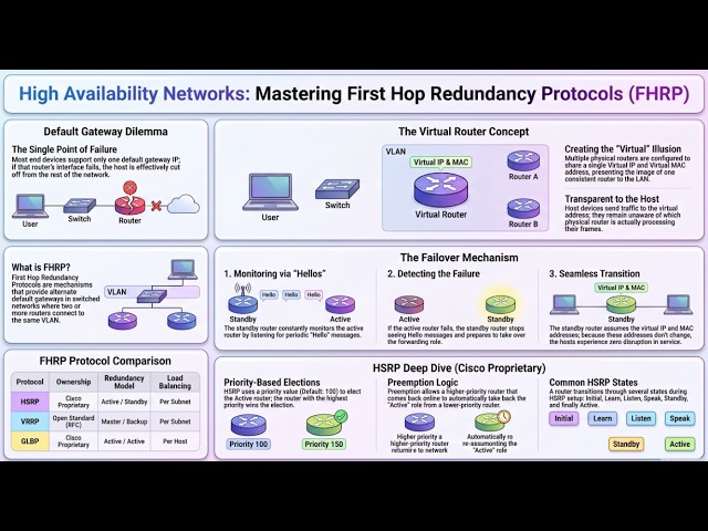 CCNA1.1: SRWE_Module_9-FHRP Concept | IT Solution | CCNA | CCNP