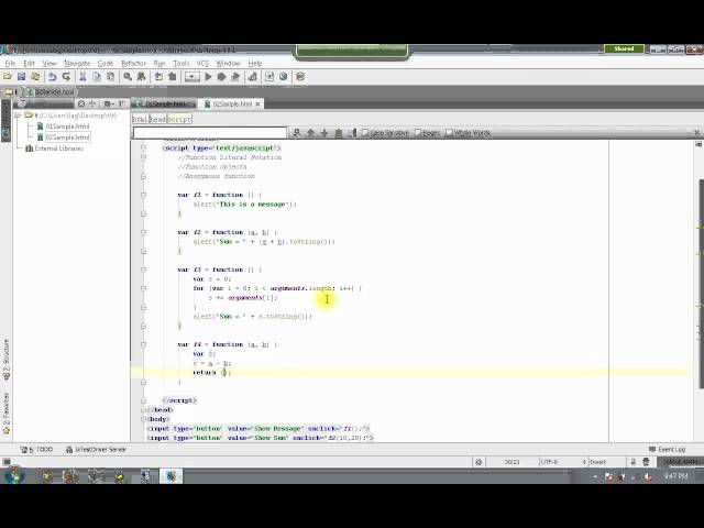 08-Advanced JavaScript (recorded session) - Function Objects returning values