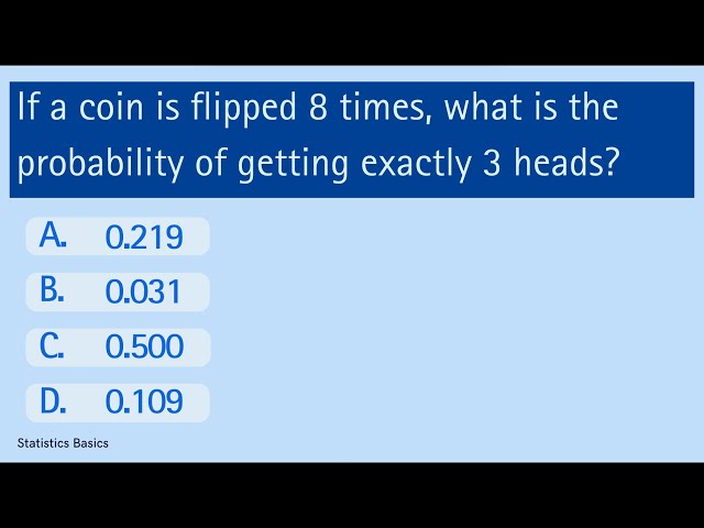 Binomial distribution | Quiz 2: Exact Probability (Exactly x successes)