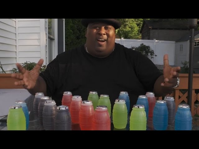 How Many Little Hugs (Quarter Waters) Can I Chug in 3 Minutes? Watch And See!