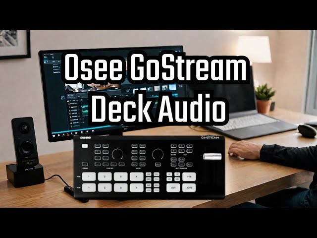 Connecting your mic and audio interface to the Osee Gostream Deck