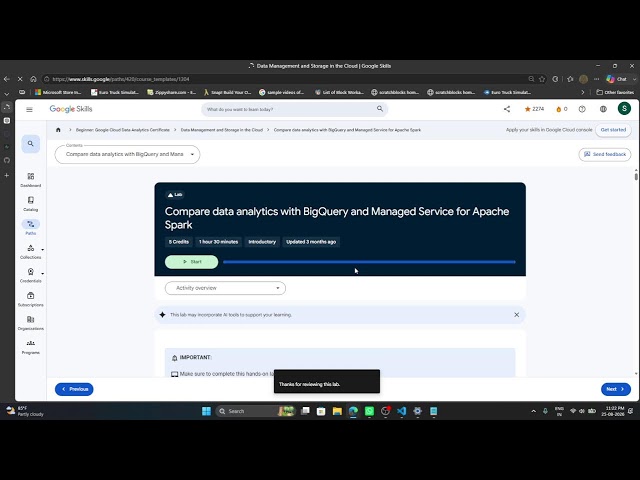 Identify different batch and streaming data sources [Google Cloud Data Analytics Lab]
