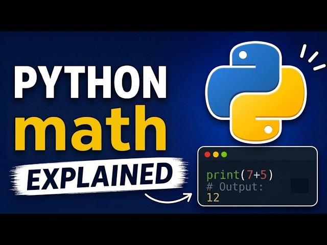 Python Math Made Simple | Learn Python Step by Step