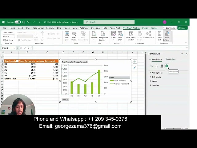 SAM Project 1a Excel Module 08 Working with Trendlines, Pivot Table | Excel 2019 | Eastern Mobile
