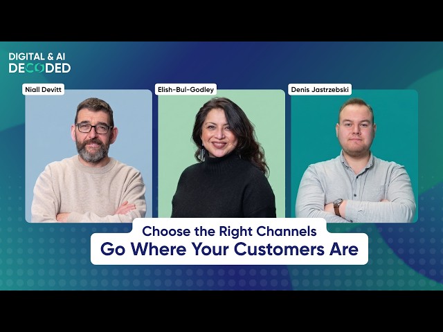 How to Choose the Right Marketing Channels | Digital & AI Decoded | Content Plan