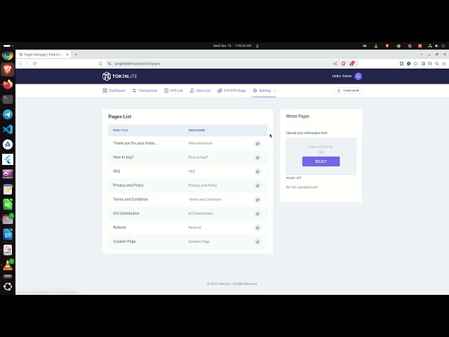 TokenLite ICO/STO Setup on Ubuntu Linux – Complete Installation Service