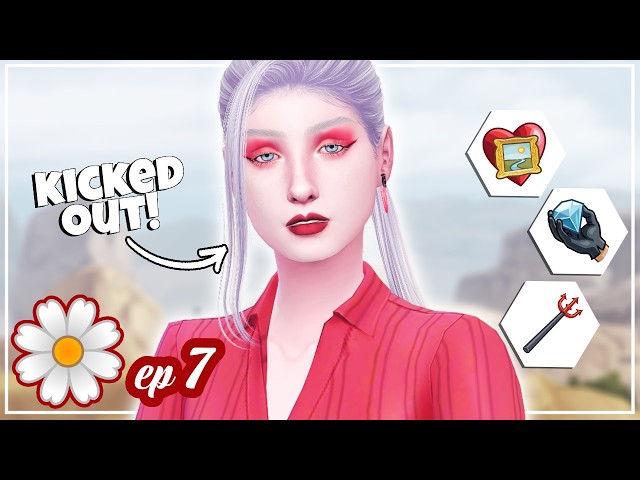 she's been KICKED OUT!🏡 SIMS IN BLOOM CHALLENGE!🤍Death Flower #7