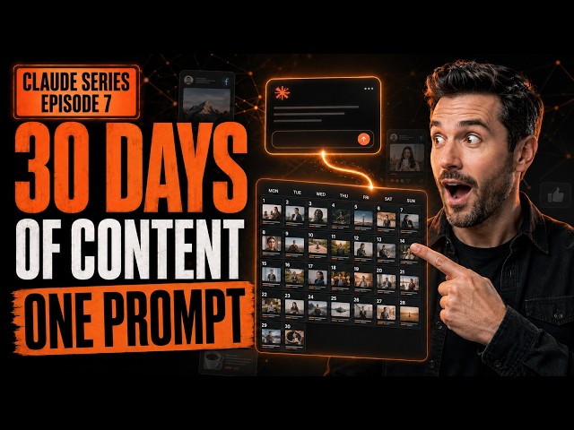 Claude AI Episode 7: Create 30 Days of Facebook Content with One Prompt!