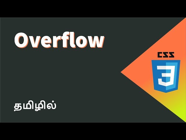 CSS Overflow, Overflow X and Y Properties Explained in Tamil