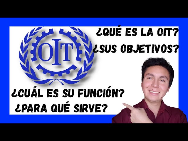 Qué es la OIT y sus OBJETIVOS