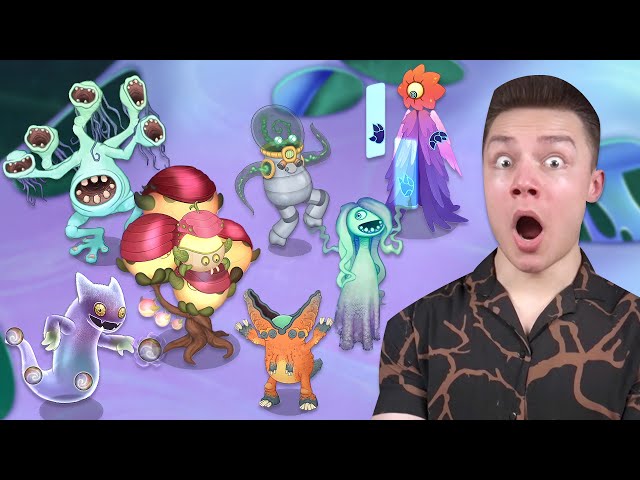 PLASMA ISLET Reaction! - NEW Ethereal Island, All Monsters & LOWB (My Singing Monsters)