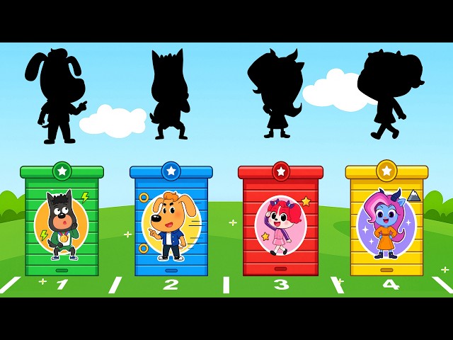 Sherif Labrador  Dress Up & Learn Colors 🌈 Educational Cartoon for Kids