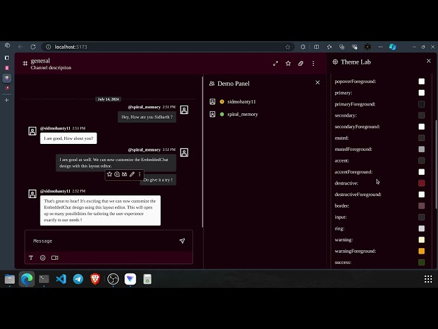 Layout Editor Demo