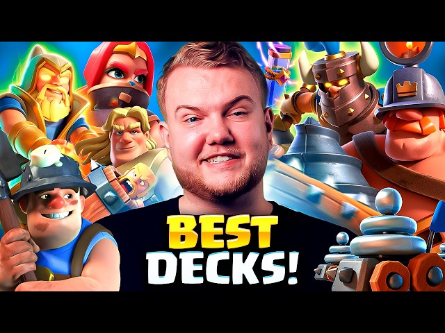 TOP 5 BEST DECKS IN THE WORLD IN CLASH ROYALE!