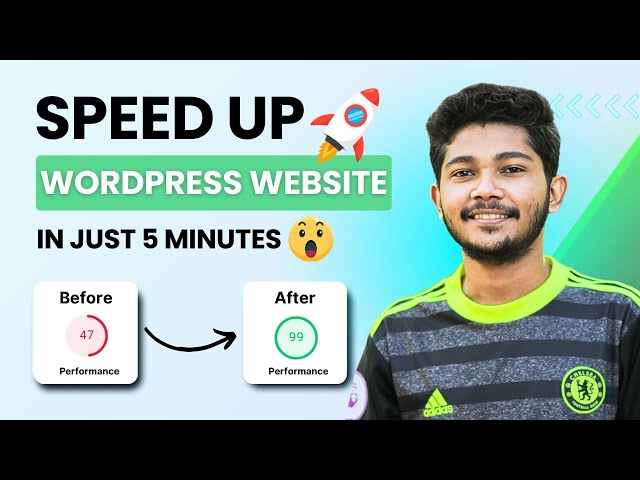 How to Speed Up Your WordPress Website | WordPress Speed Optimization Bangla Tutorial