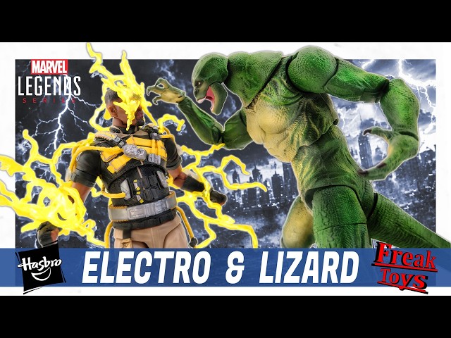 ELECTRO vs LIZARD! ⚡🦎 | Marvel Legends | Spider-Man: No Way Home - FIGURE REVIEW