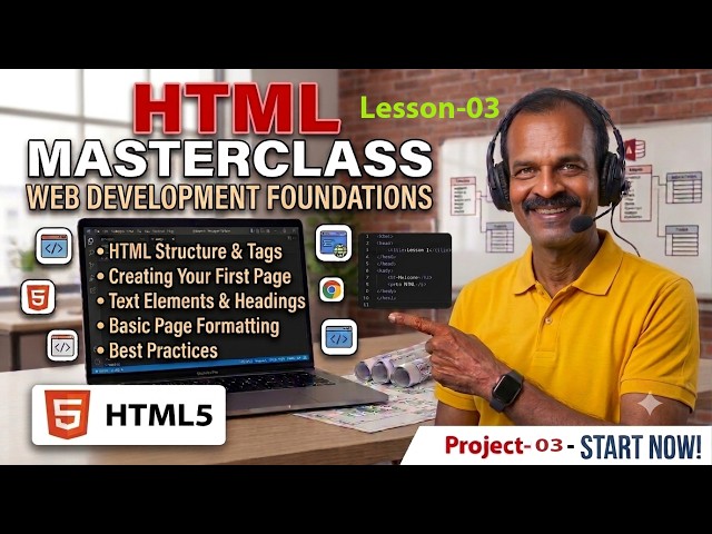 HTML Tutorial Lesson 03