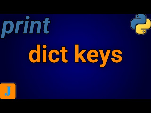 Python Print Dictionary Keys