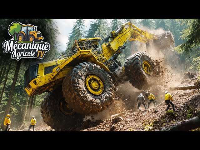 30 engins forestiers et camions miniers puissants | Monstres mécaniques en action dans la forêt