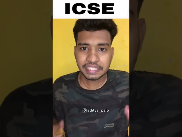 ICSE VS CBSE FIGHT BE LIKE | ADITYA PALO|