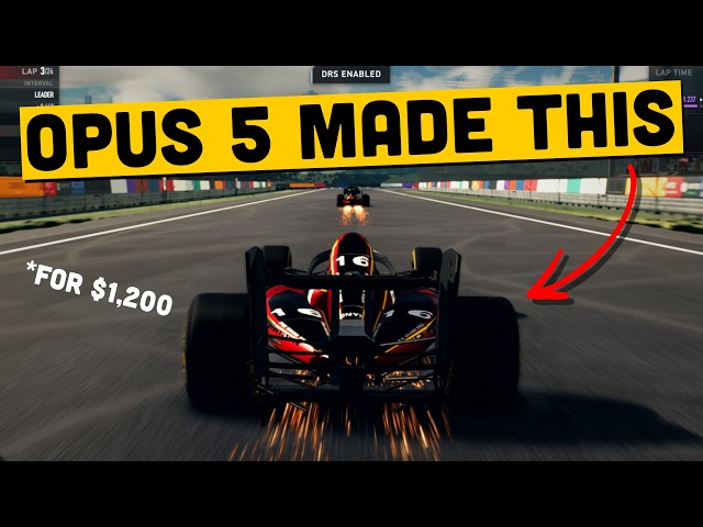 Opus 5 Built An F1 Game... for $1,200